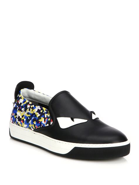 fendi mens slip ons|Fendi Slip.